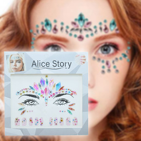 BF COSMETICS Alice Story Face Jewels Colors - ÖNTAPADÓS PARTY FESZTIVÁL STRASSZOK, KÖVEK