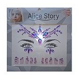 BF COSMETICS Alice Story Face Jewels Purple - ÖNTAPADÓS PARTY FESZTIVÁL STRASSZOK, KÖVEK
