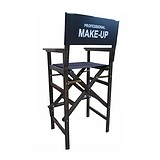 MAKEUP CHAIR MOBIL with LOGO seat height 80 cm 