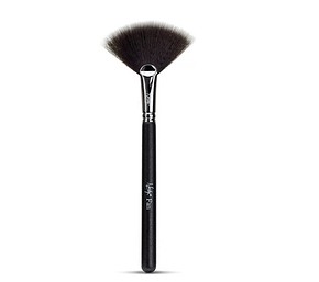 NANSHY Fan Makeup Brush Onyx Black - LEGYEZŐ ECSET