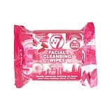W7 COSMETICS Facial Clenasing Wipes - PARABEN-MENTES ARCTISZTÍTÓ KENDŐ 2x25 db/csomag