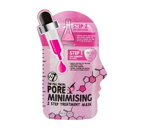 W7 COSMETICS The Full Facial Pore Minimising 2 Step Treatment Mask - PÓRUS MINIMALIZÁLÓ 3D MASZK