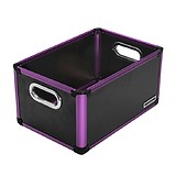 ANNDORA Storage Box Black/Purple 