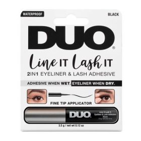 DUO - Line It Lash It Black -  Szempilla ragasztó - Black