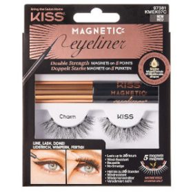   KISS Magnetic Eyeliner & Lash Kit - Mágneses szempillák szemhéjtussal
