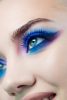 ADEN Cosmetics Electric Blue Spirál - Szempillaspirál - Kék