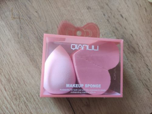 Essaco Makeup Puff - Sminkszivacs, beautyblender - 3 darab - Pink