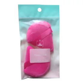 Csepp alakú sminkszivacs - 2 darabos - Sötét rózsaszín