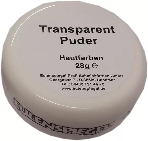EULENSPIEGEL Transparent Powder Hautfarben 28 g - Fixáló Púder- Bőr színű