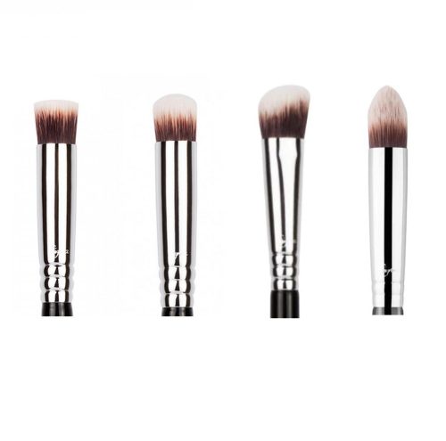 SIGMA BEAUTY Synthetic Precision Kit 4 Brushes - Ecsetkészlet arcra és szemre - 4 darabos