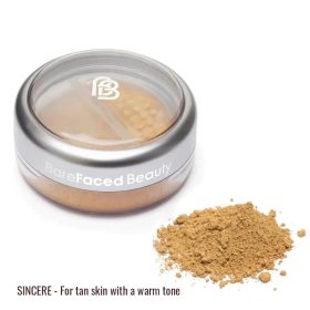   BareFaced Beauty Natural Mineral Foundation - Ásványi alapozó - Sincere