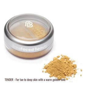   BareFaced Beauty Natural Mineral Foundation - Ásványi alapozó - Tender