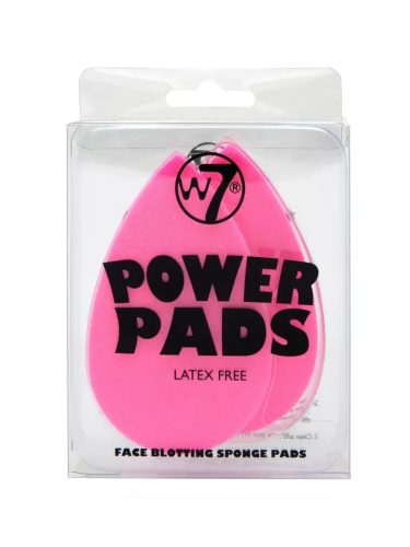 W7 Power Pads Face Blotting Sponge Pads - Sminkszivacs