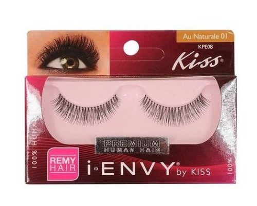 KISS I Envy Premium Au Naturale 01 Lashes - 100% TERMÉSZETES PRÉMIUM MINŐSÉGŰ SOROS MŰSZEMPILLA