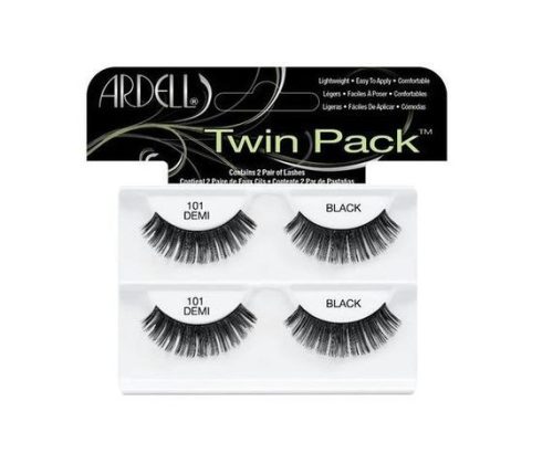 ARDELL Twin Pack Eyelashes Demi 101 - 100% TERMÉSZETES SOROS MŰSZEMPILLA 2 PÁR/SZETT