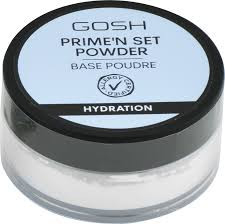 GOSH Prime'N Set Primer & Setting Mattifying Powder Hydration - Rögzítő és mattító púder