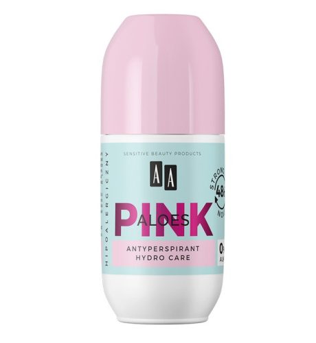 AA Cosmetics - AA Aloes Pink Antiperspirant roll-on  - Golyós dezodor