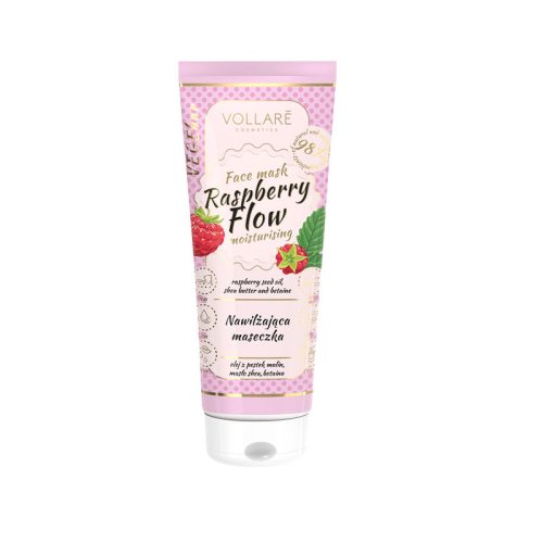 VOLLARÉ VEGEBAR Raspberry Flow Face mask - Arcmaszk