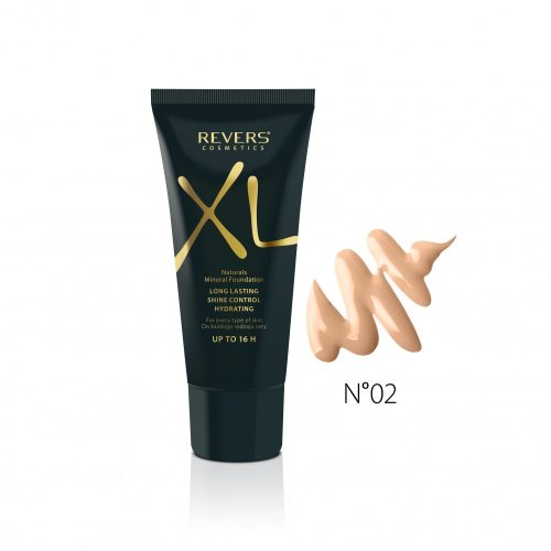 REVERS Foundation XL Natural Minerals - Alapozó - 02 Beige