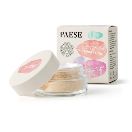 PAESE MINERALS Illuminating mineral foundation-Porpúder 200N Light Beige