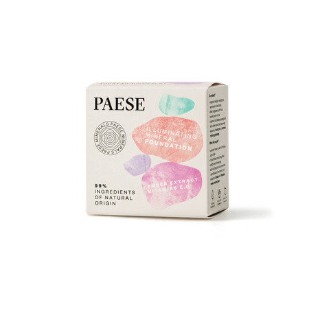 PAESE MINERALS Illuminating mineral foundation-Porpúder 201W Beige