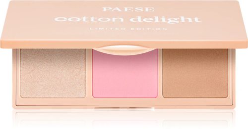 PAESE Cotton Delight Contour Palette - Kontúrozó és highlight paletta 01 PINK