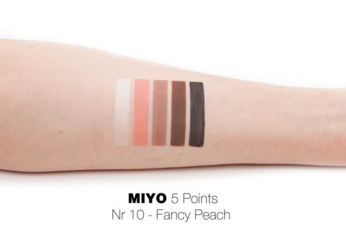 MIYO Five Points Palette-Szemfesték paletta 10 Fancy peach