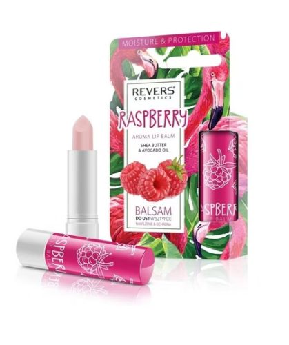 REVERS Raspberry Aroma Lip Balm - Ajakápoló stift málna aromával