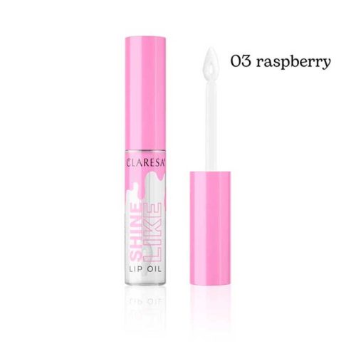 CLARESA Shine Like Lip Oil Lip Oil - Szájfény - 03 Raspberry