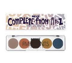 MIYO Five Points Eyeshadow Palette Complete from A to Z - SZEMFESTÉK PALETTA