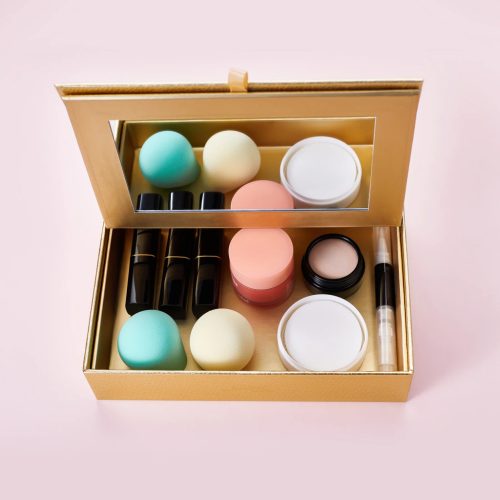 JESSUP - Makeup Organizer Box with Mirror - CB013 - Smink rendszerező doboz tükörrel