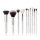 JESSUP Individual 10Pcs Makeup Brush Set - T236 - 10 darabos Ecset készlet 