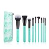 JESSUP Turquoise 9PCS Essential Makeup Brush Kit with Storage Bag-Sminkecset készlet - T321