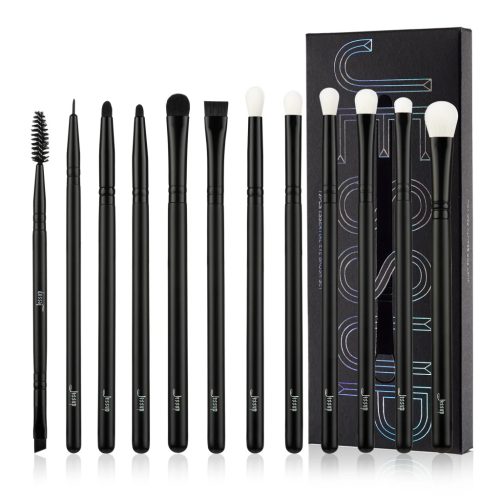 JESSUP Essential Eye Brush Gift Set Natural and Synthetic 12 Pcs - T322 - 12 darabos Szemhéjfesték Ecset készlet