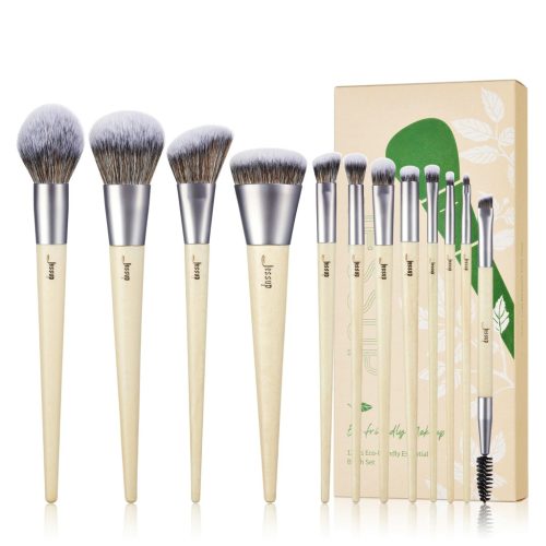 JESSUP Sustainable and Eco-friendly Brush Set Low Waste 12Pcs - T327 - 12 darabos sminkecset készlet