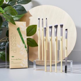   JESSUP Eco-friendly Sustainable Eye and Brow Brush Set 8Pcs - T328 - 8 darabos Szemhéj és szemöldök Ecsetek készlet