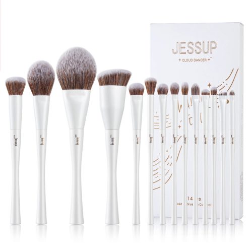 JESSUP 14pcs Makeup Brushes Collection (Cloud Dancer) - T343 - 14 darabos sminkecset készlet