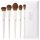 JESSUP Luxury Light Gray Face Makeup Brush Set 5 pcs - T493 - 5 darabos Ecset készlet