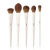 JESSUP Luxury Light Gray Face Makeup Brush Set 5 pcs - T493 - 5 darabos Ecset készlet