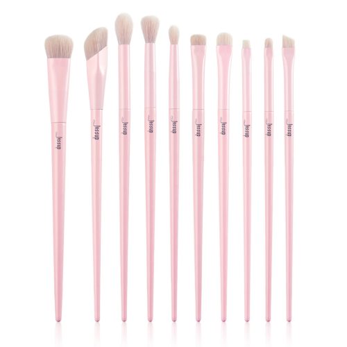 JESSUP Jessup Crystal Pink Makeup Brushes Set Premium Vegan - T496 - 10 darabos Ecset készlet 