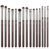 JESSUP Brown Makeup Brushes Set Professional 15pcs - T499 - 15 darabos Szemhéj és szemöldök Ecset készlet 