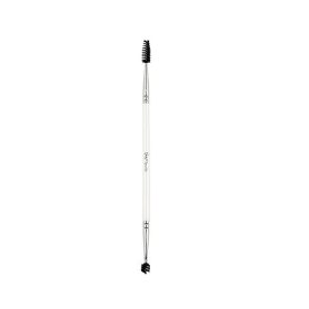   NANSHY Double Ended Spoolie Eyebrow and Eyelash Brush Pearlescent White -  Kétvégű szemöldök és szempilla fésű 