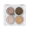 IDUN Minerals Eyeshadow Quad Palette Browns Gold Pink - Szemfesték paletta (barna-arany-pink)