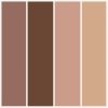 IDUN Minerals Eyeshadow Quad Palette Browns Gold Pink - Szemfesték paletta (barna-arany-pink)