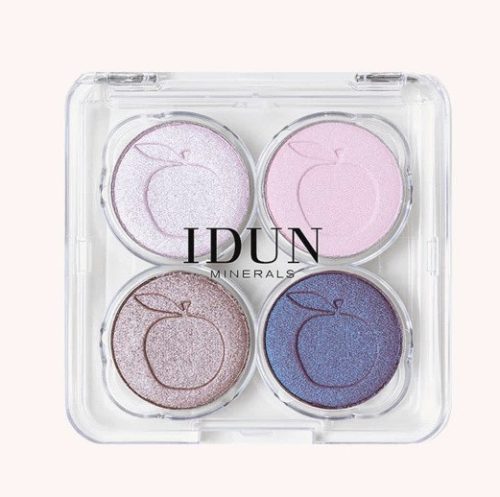 IDUN Minerals Eyeshadow Palette - Szemfesték paletta (barna-lila-pink)