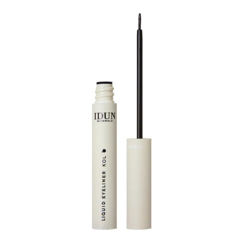 IDUN Minerals Liquid Eyeliner - Vízálló folyékony szemhéjtus (black - fekete)