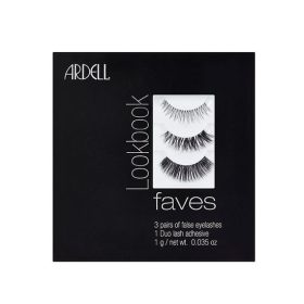   ARDELL Lookbook Faves 3 Pairs Lash + Duo Lash Adhesive - 3 pár műszempilla ragasztóval