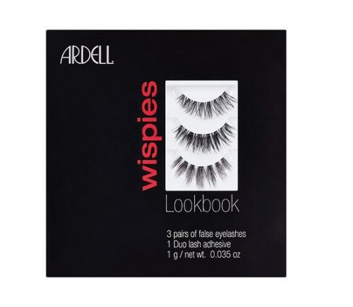 ARDELL Lookbook Wispies 3 Pairs Lash + Duo Lash Adhesive - 3 PÁR 100% TERMÉSZETES MŰSZEMPILLA SZETT RAGASZTÓVAL