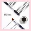 JESSUP Slim Angled Brows Duo Brush (S152) - Professzionális Kétfejű Szempilla- és Szemöldöformázó Ecset - 232