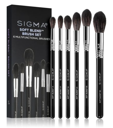 SIGMA BEAUTY Soft Blend Brush Set - Ecsetkészlet szemre és arcra